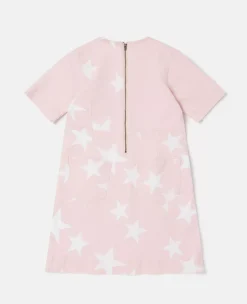 Star Print Denim Dress
