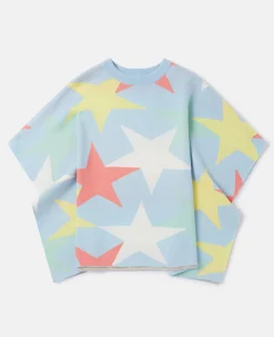 Star Print Poncho