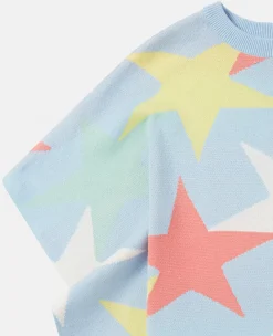 Star Print Poncho