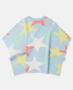 Star Print Poncho