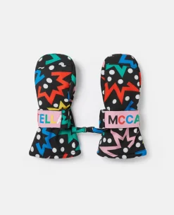 Starburst Print Mittens