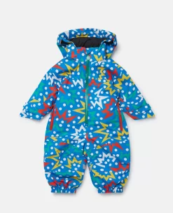 Starburst Print Padded Pramsuit