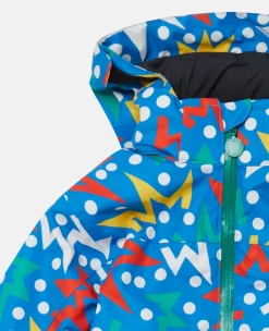 Starburst Print Padded Pramsuit
