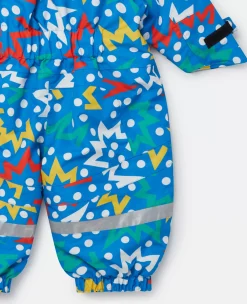 Starburst Print Padded Pramsuit
