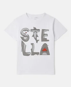 Stella' Shark Print T-Shirt