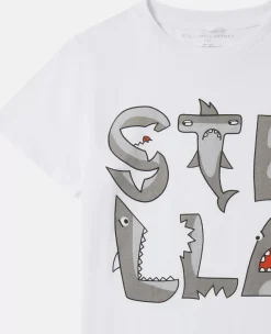 Stella' Shark Print T-Shirt