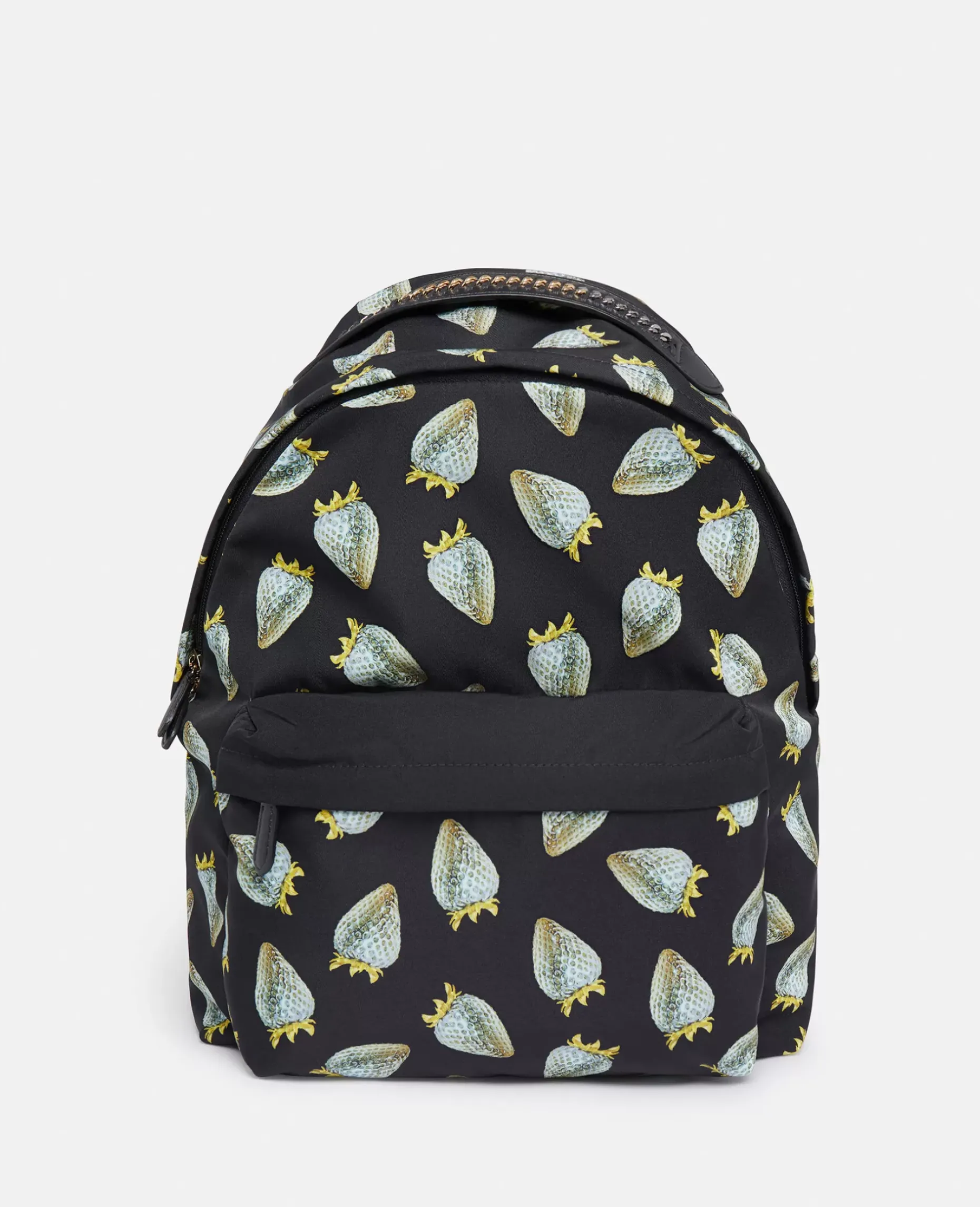 Strawberry-Print Regenerated Nylon Rucksack