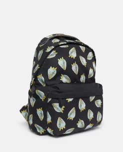 Strawberry-Print Regenerated Nylon Rucksack