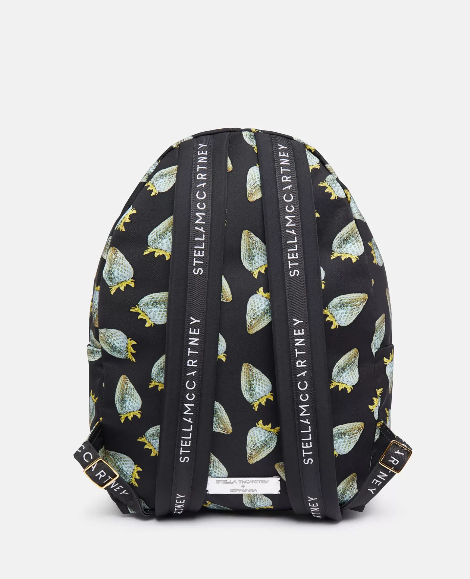 Strawberry-Print Regenerated Nylon Rucksack