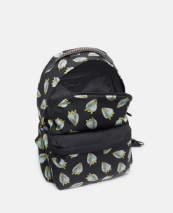 Strawberry-Print Regenerated Nylon Rucksack