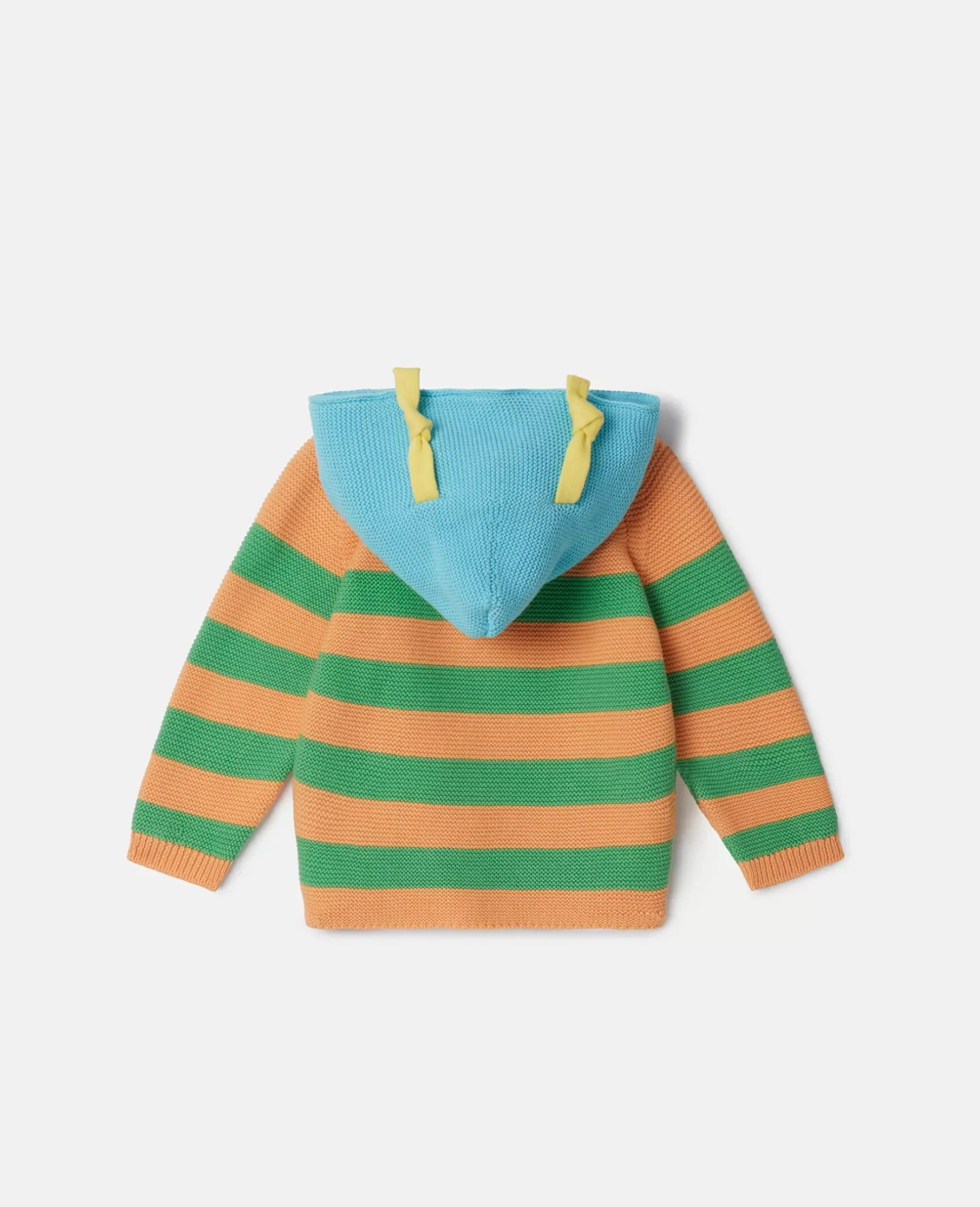 Striped Bumblebee Hooded Cardigan
