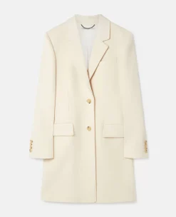 Structured Single-Breasted Coat