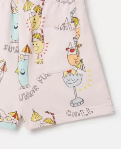 Summer Cocktail Print Shorts