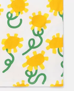 Sunflower Print Sleeveless Top