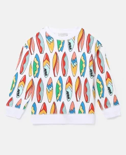 Surfboard Print Sweatshirt