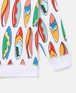 Surfboard Print Sweatshirt