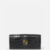 S-Wave Croc-Effect Continental Wallet