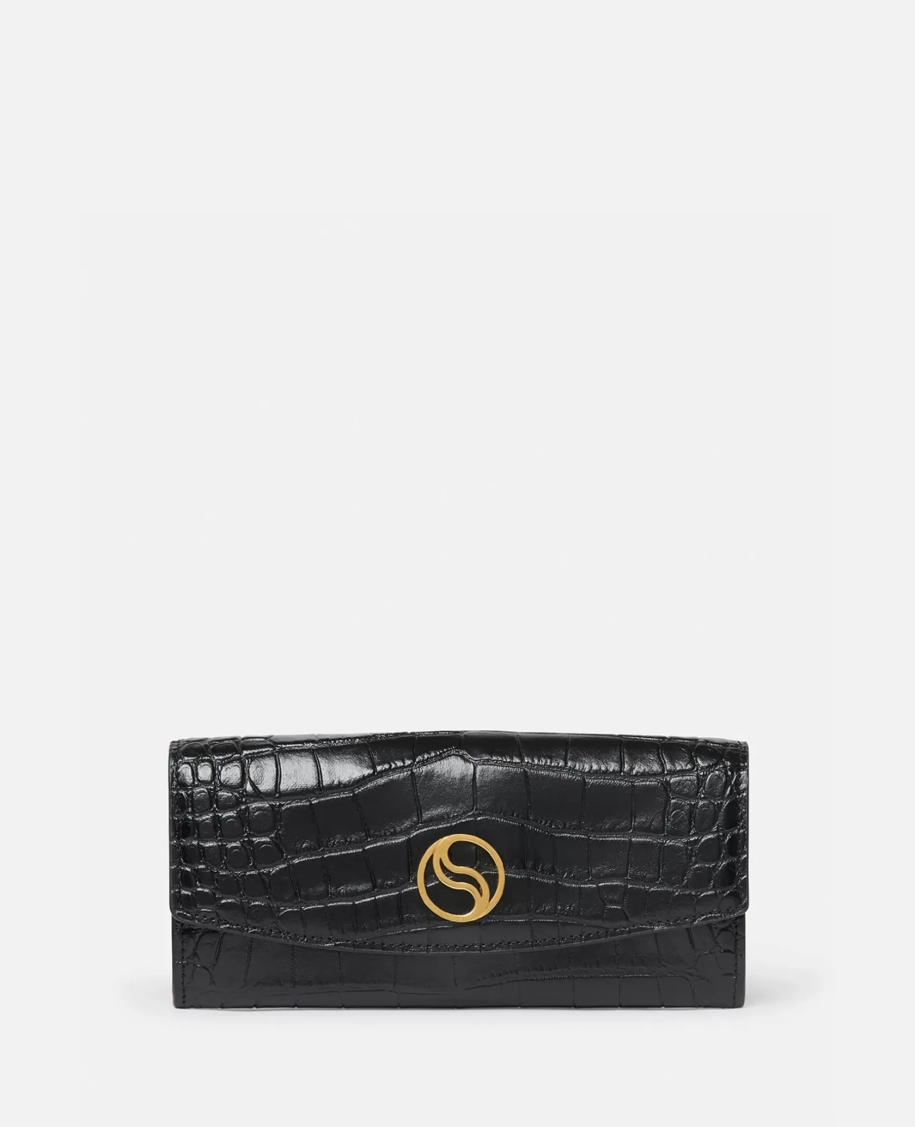 S-Wave Croc-Effect Continental Wallet