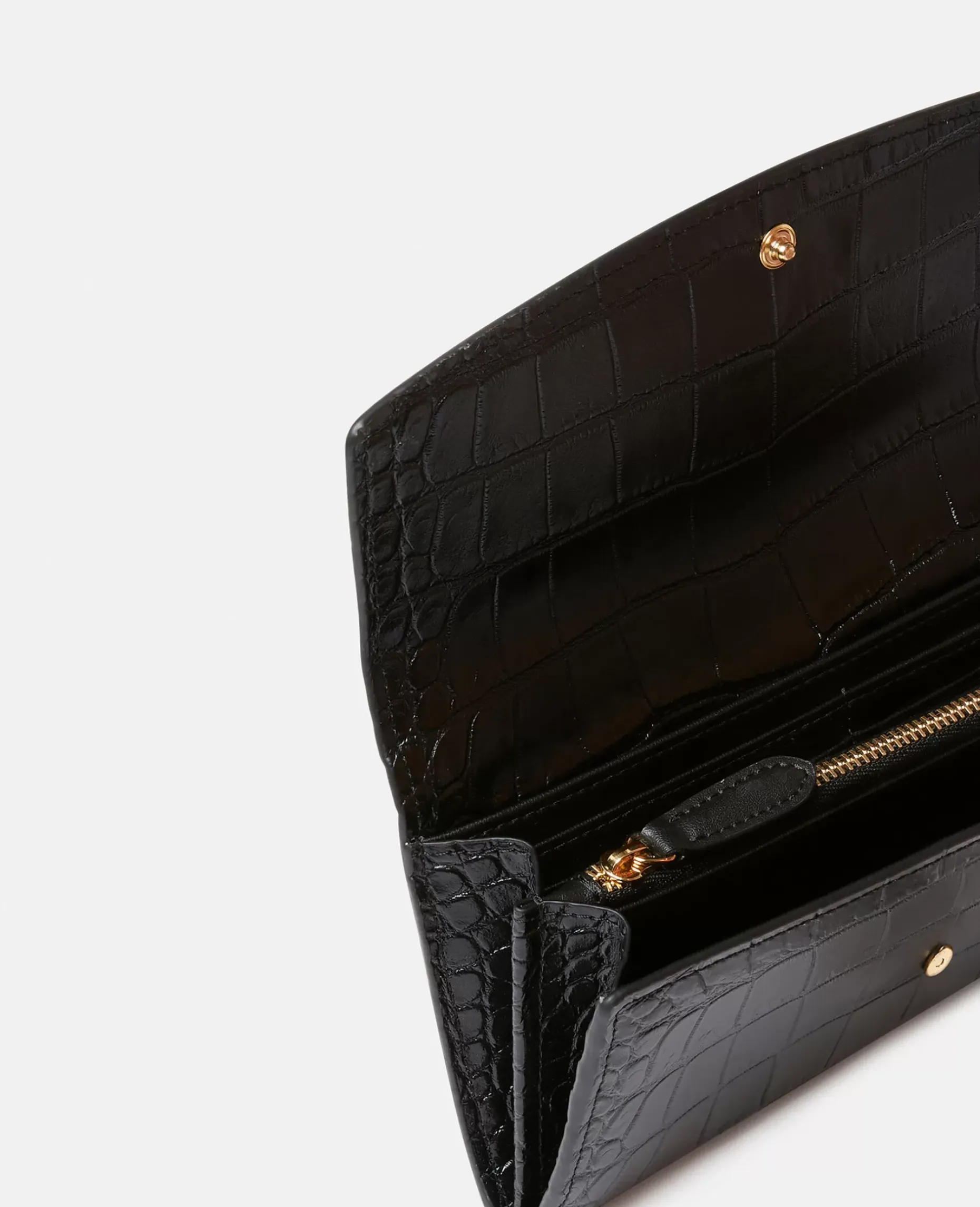 S-Wave Croc-Effect Continental Wallet