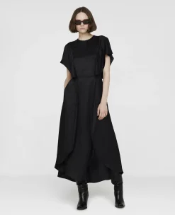 S-Wave Jacquard Maxi Dress