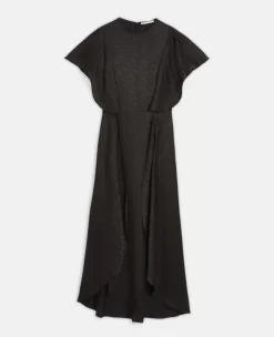S-Wave Jacquard Maxi Dress