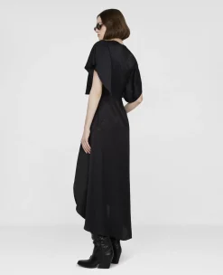 S-Wave Jacquard Maxi Dress
