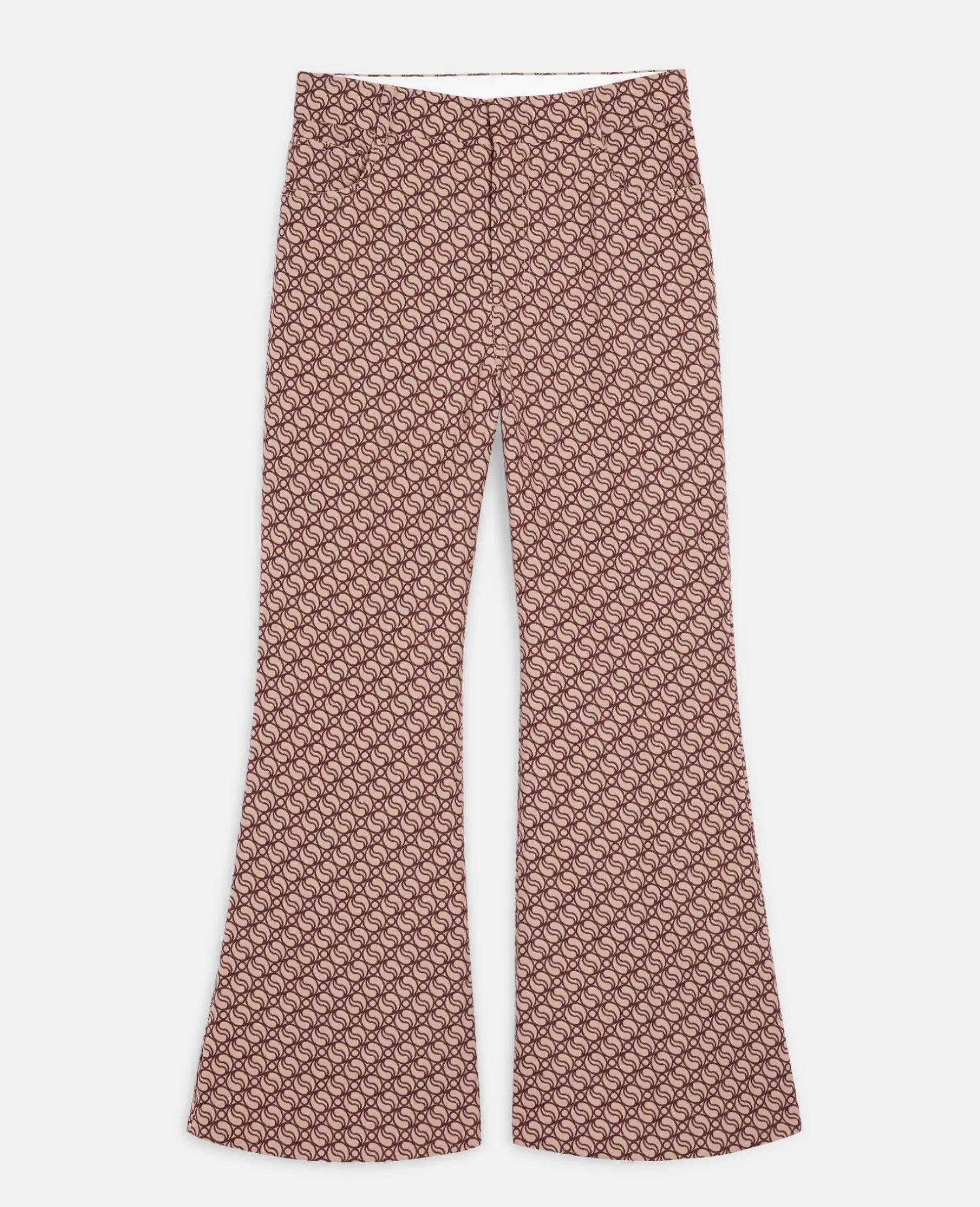 S-Wave Jacquard Tailored Trousers