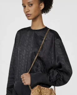 S-Wave Jacquard Wrap Jumpsuit