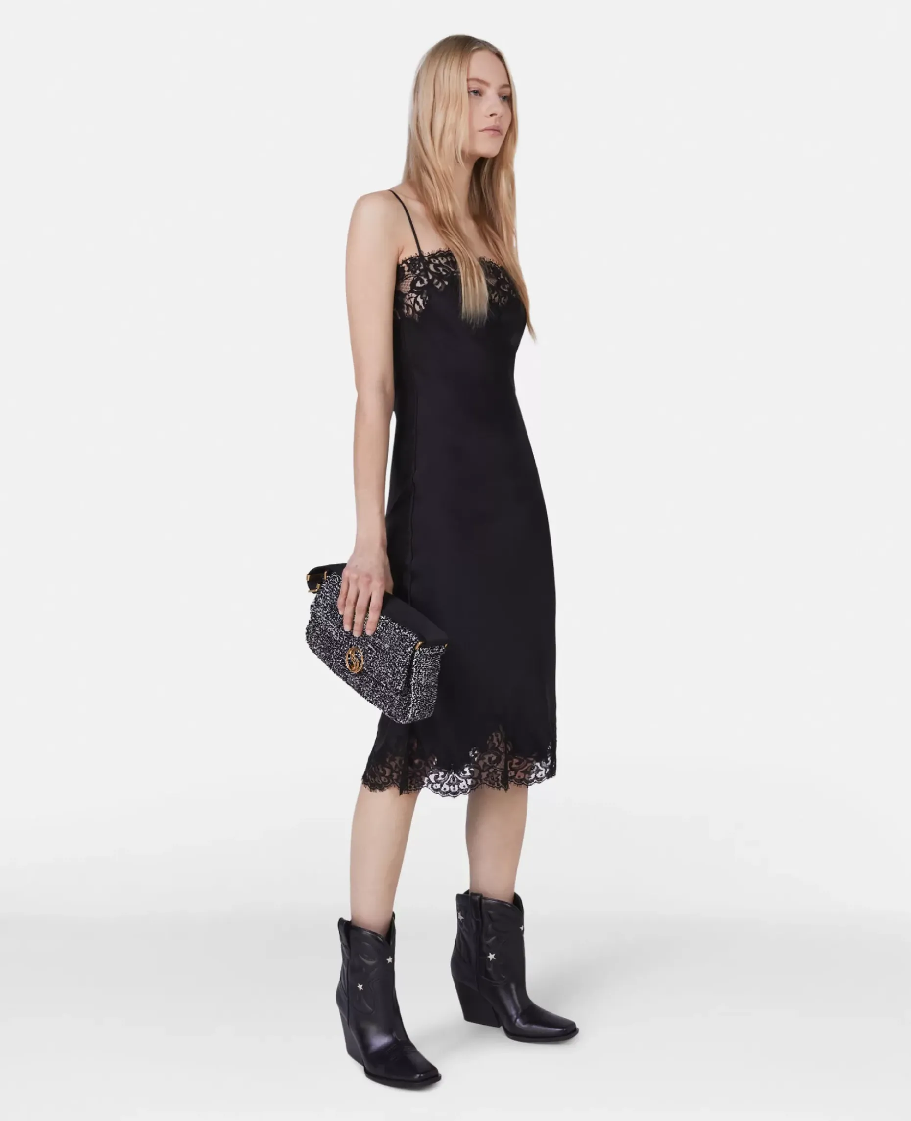 S-Wave Padded Tweed Shoulder Bag