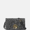 S-Wave Padded Tweed Wallet On Strap