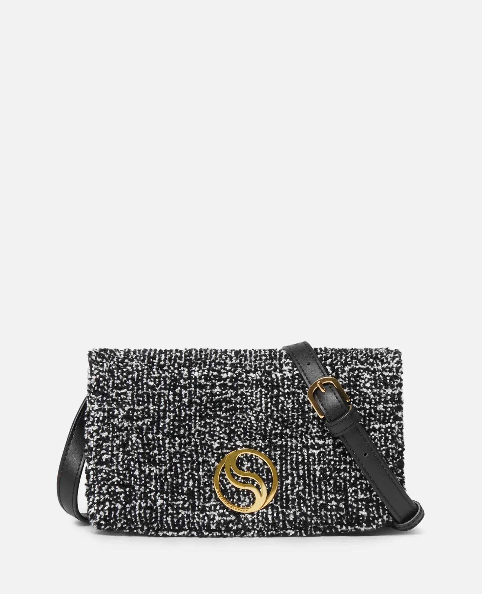 S-Wave Padded Tweed Wallet On Strap