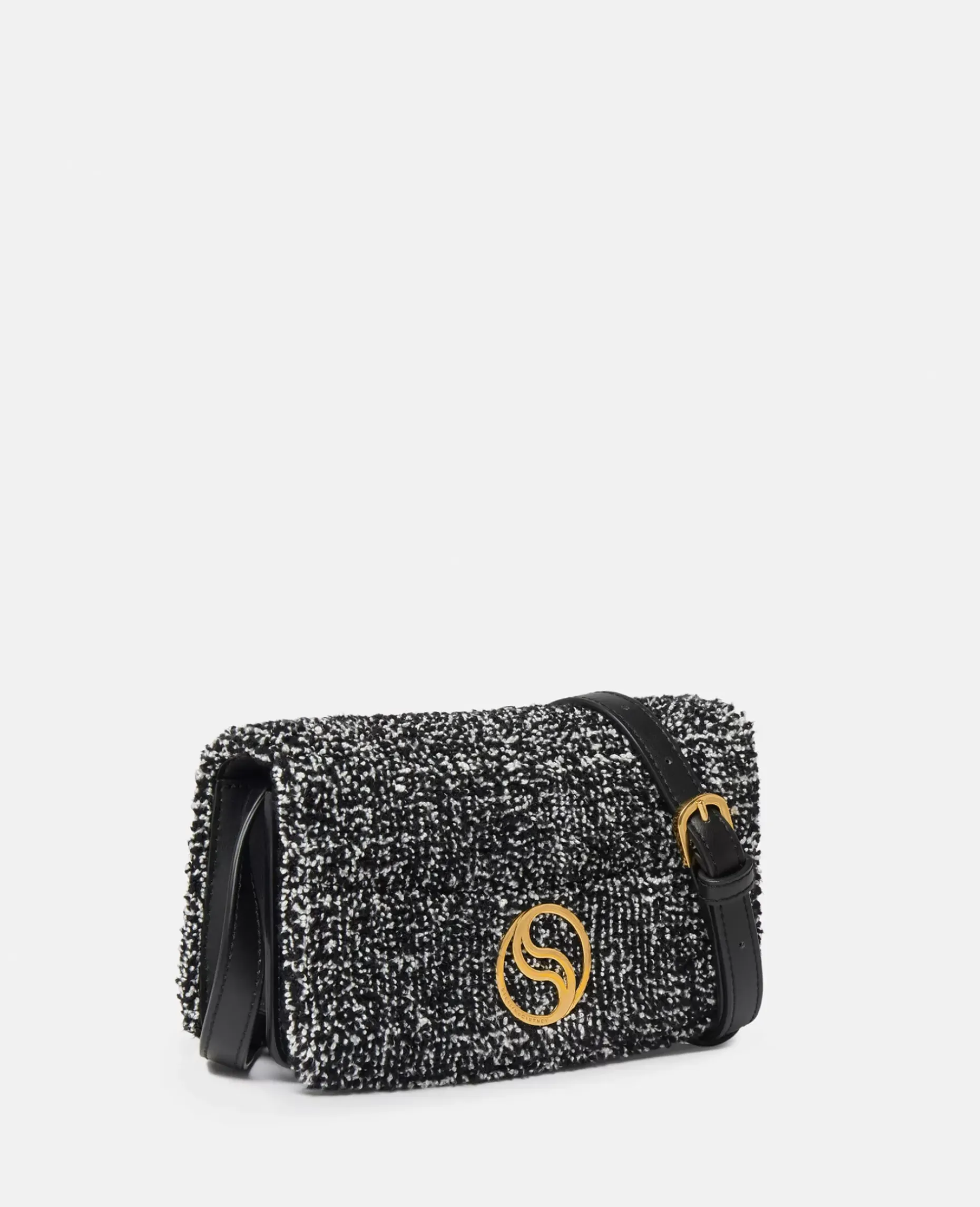 S-Wave Padded Tweed Wallet On Strap