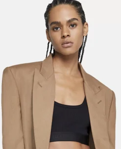 S-Wave Tape Crop Top