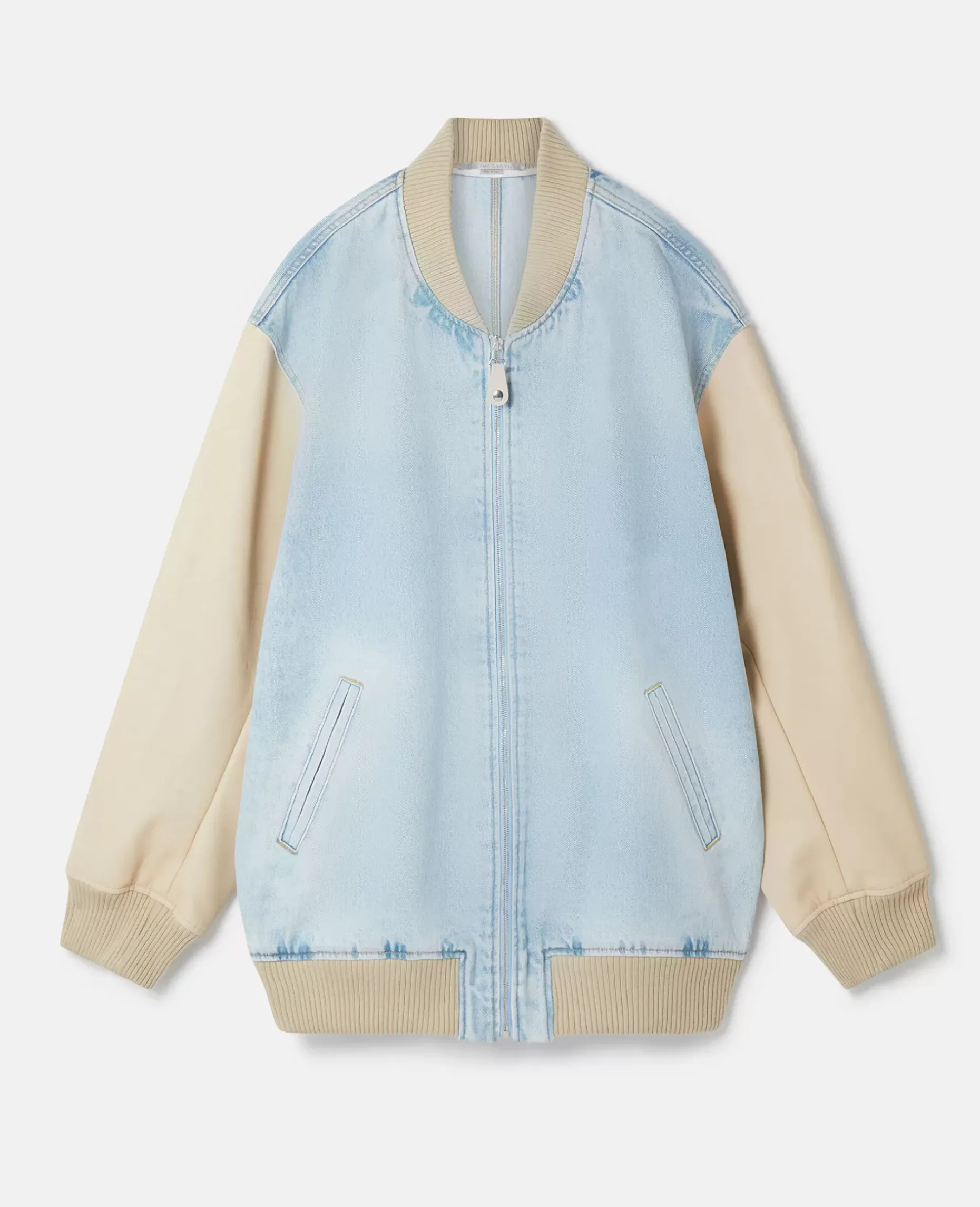 S-Wave Vintage Wash Denim Bomber Jacket