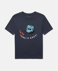 Take It Easy!' Slogan T-Shirt