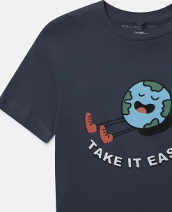 Take It Easy!' Slogan T-Shirt