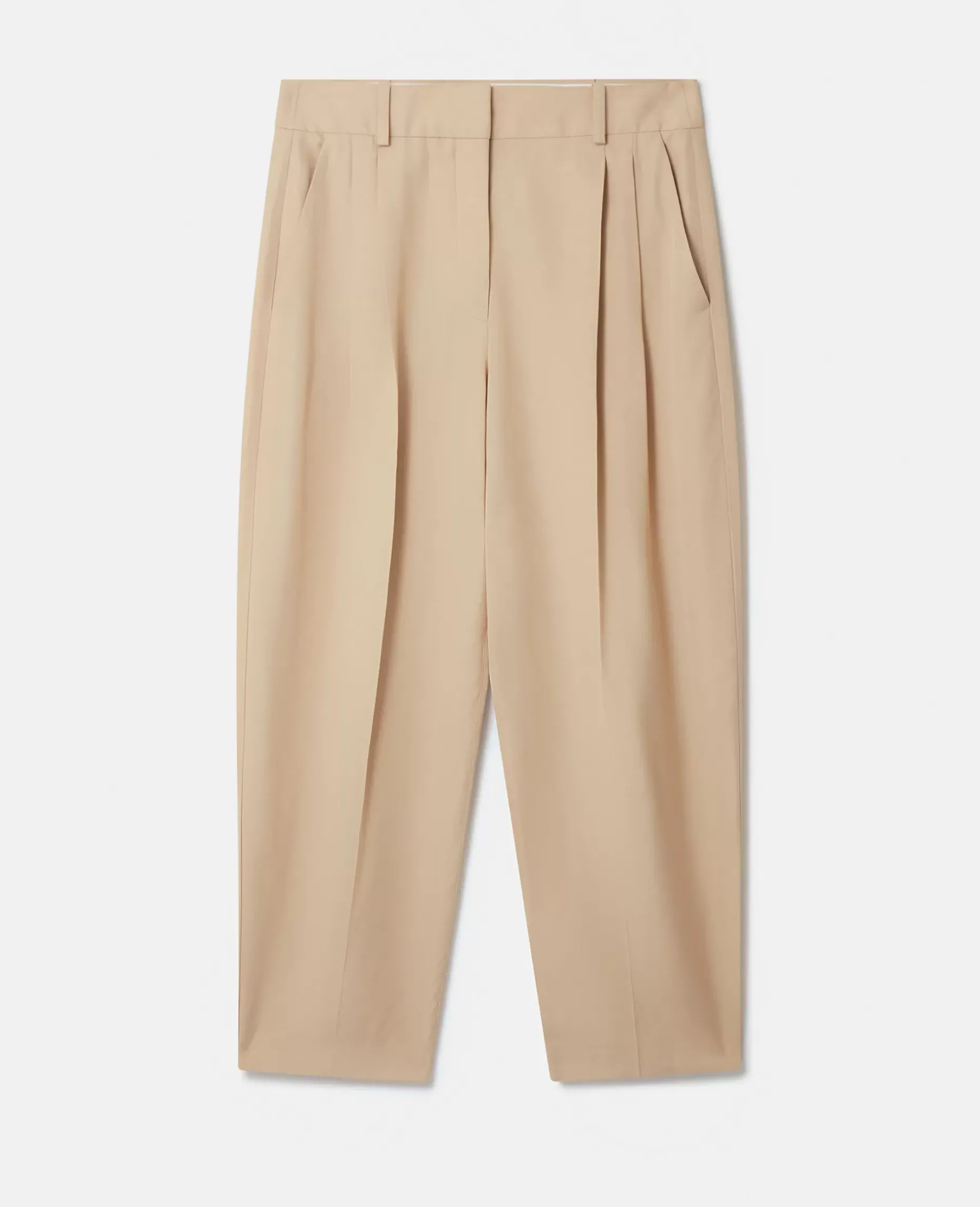 Tapered Leg Tailored Trousers