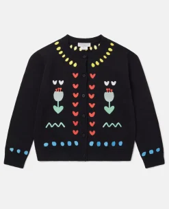 Tulip Applique Cardigan