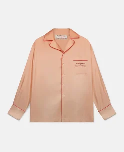 Twins I Print Silk Twill Shirt