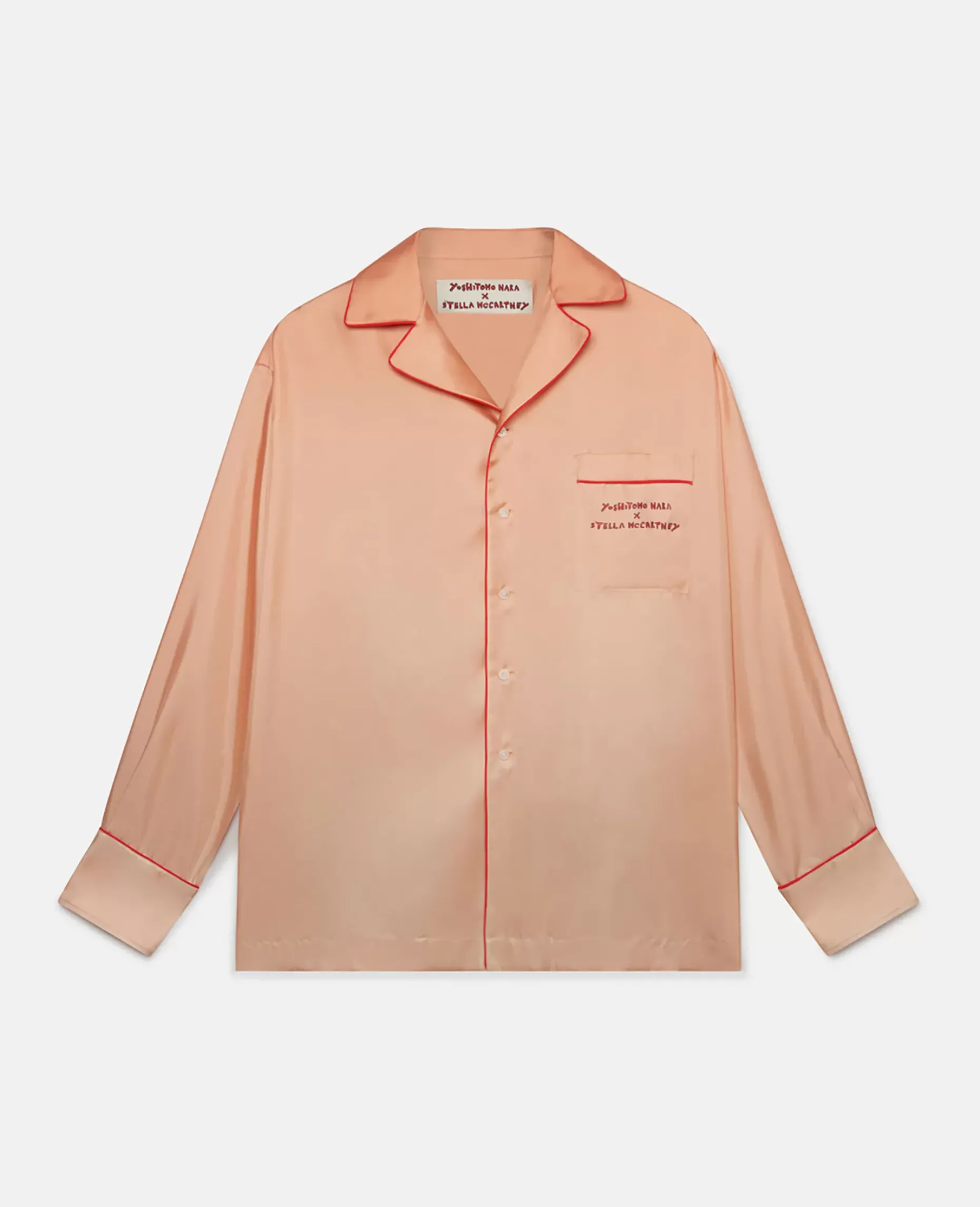 Twins I Print Silk Twill Shirt
