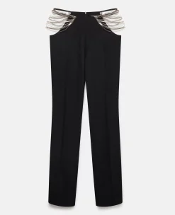 Ultra Low Rise Chain Trousers