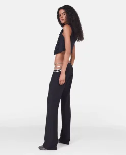 Ultra Low Rise Chain Trousers