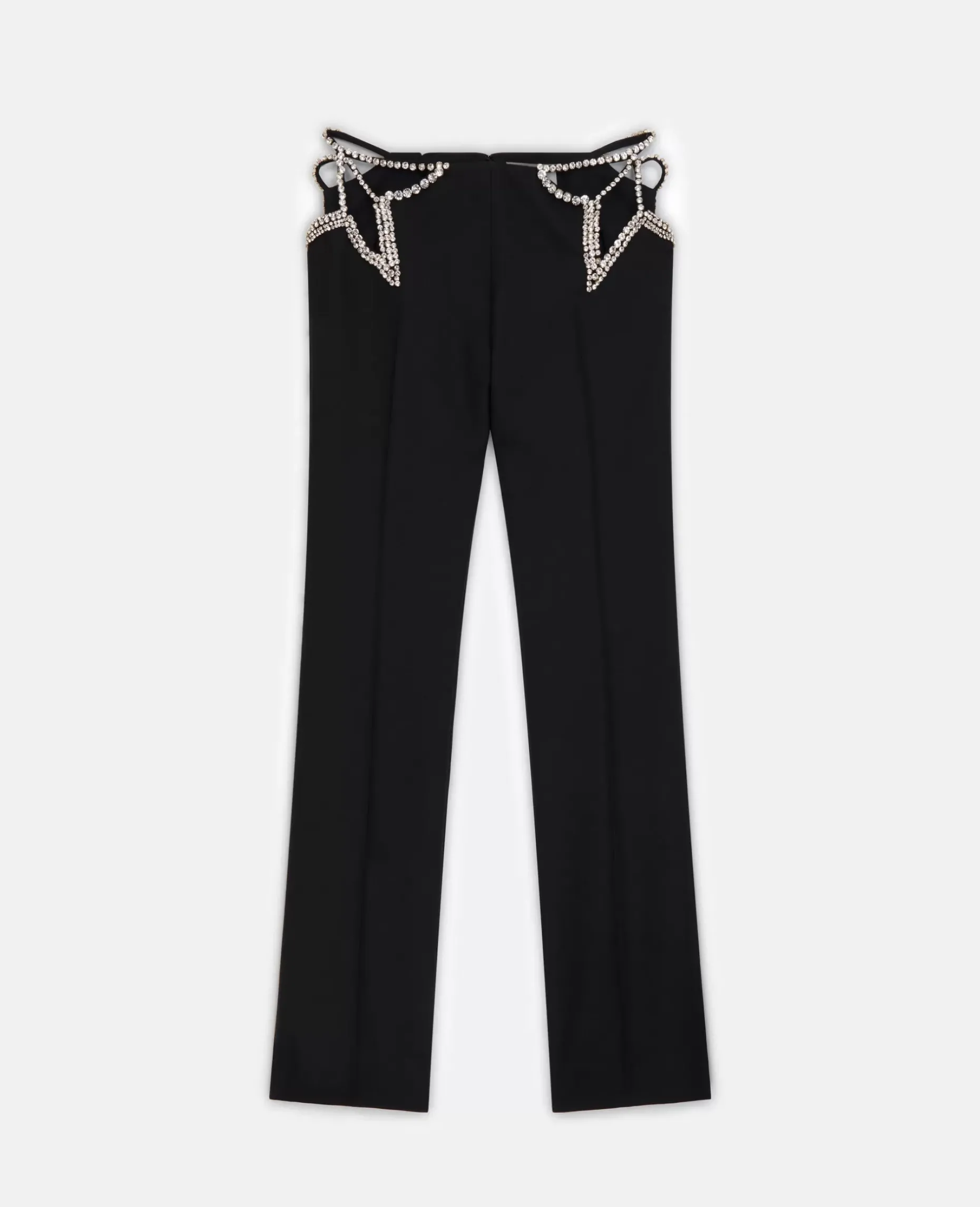 Ultra Low Rise Diamante Star Trousers