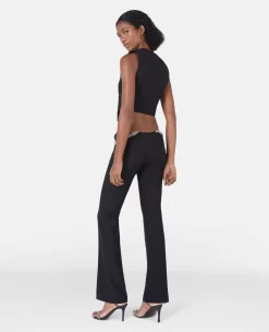 Ultra Low Rise Diamante Star Trousers