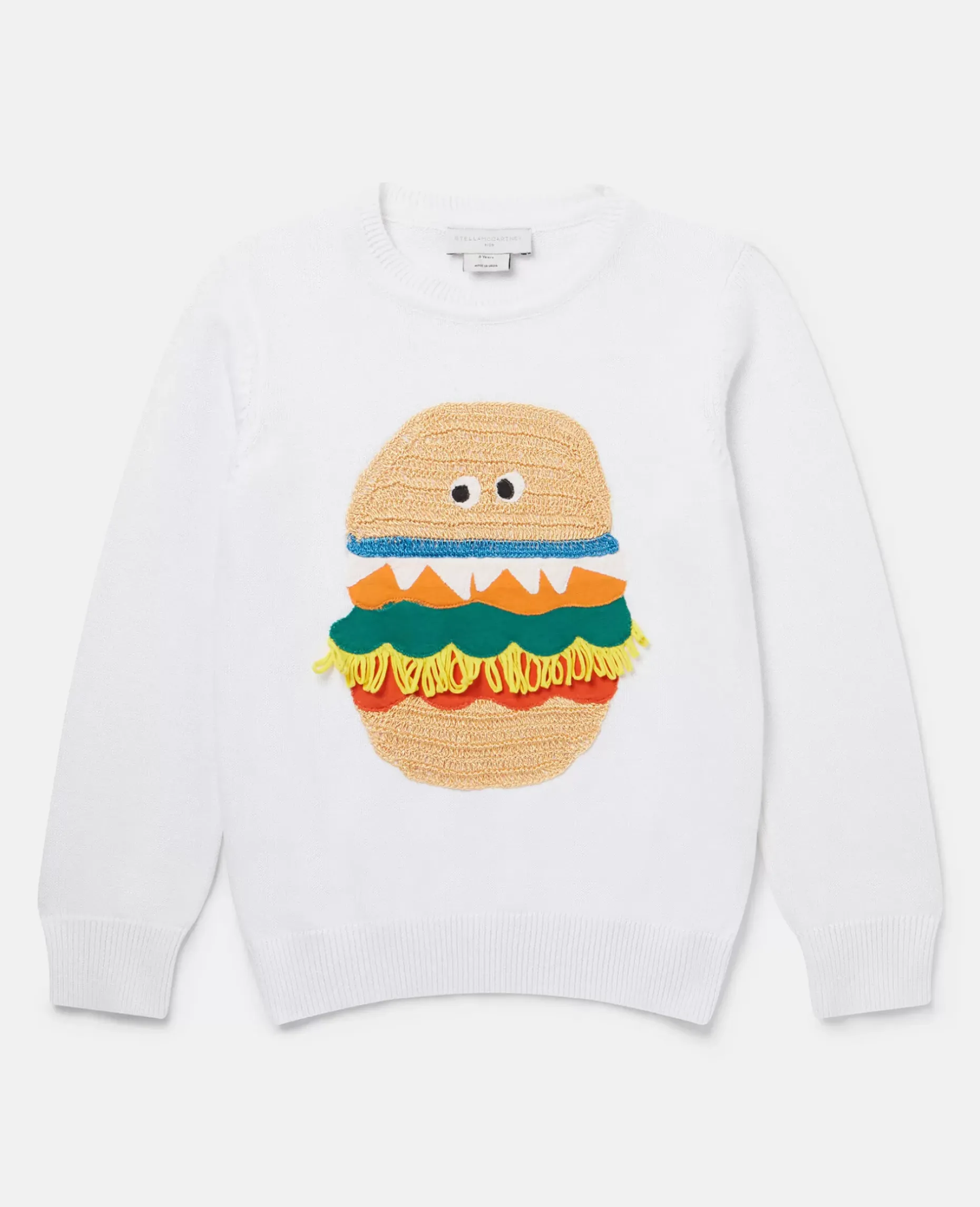 Veggie Burger Intarsia Knit Jumper