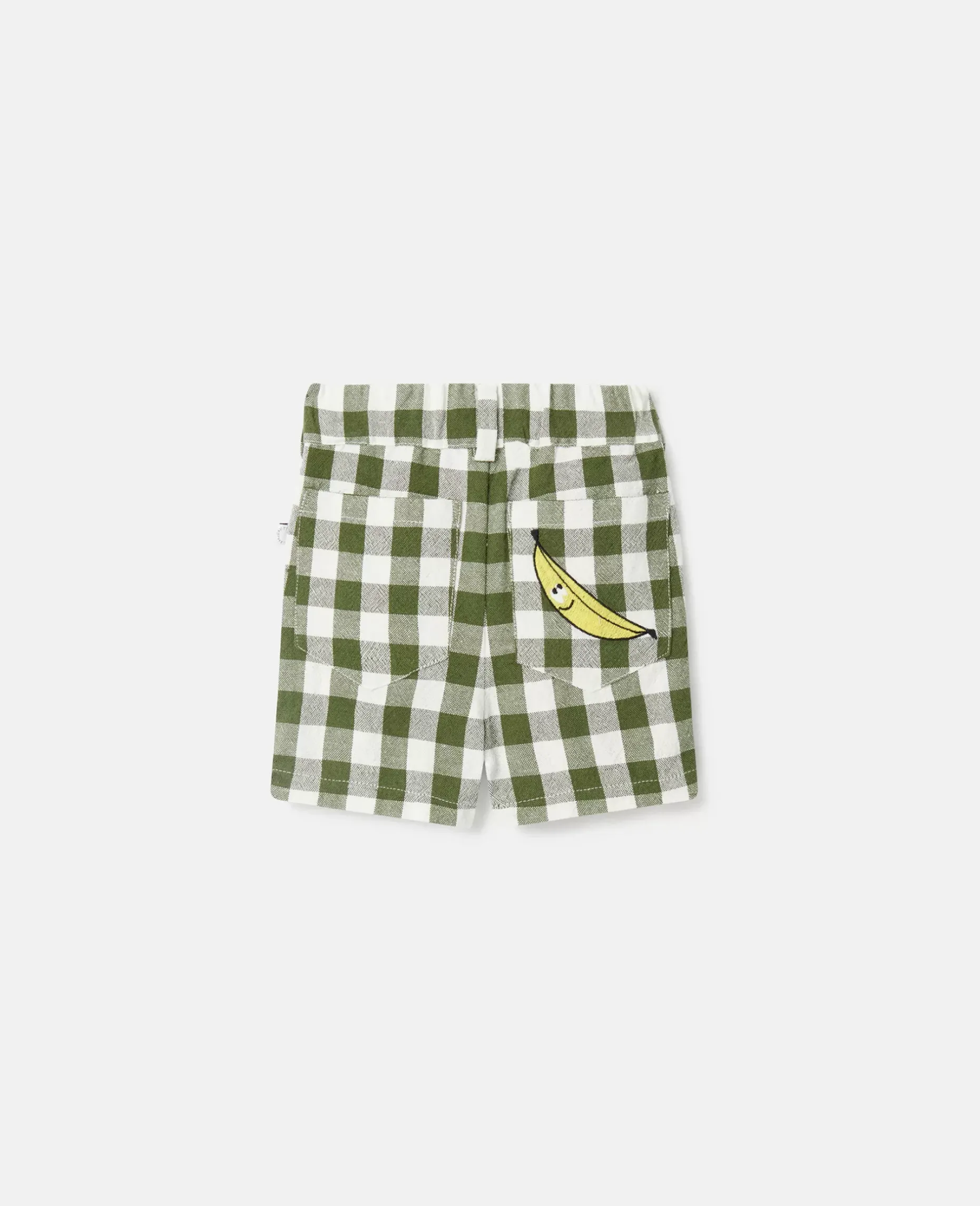 Veggie Embroidery Gingham Shirt