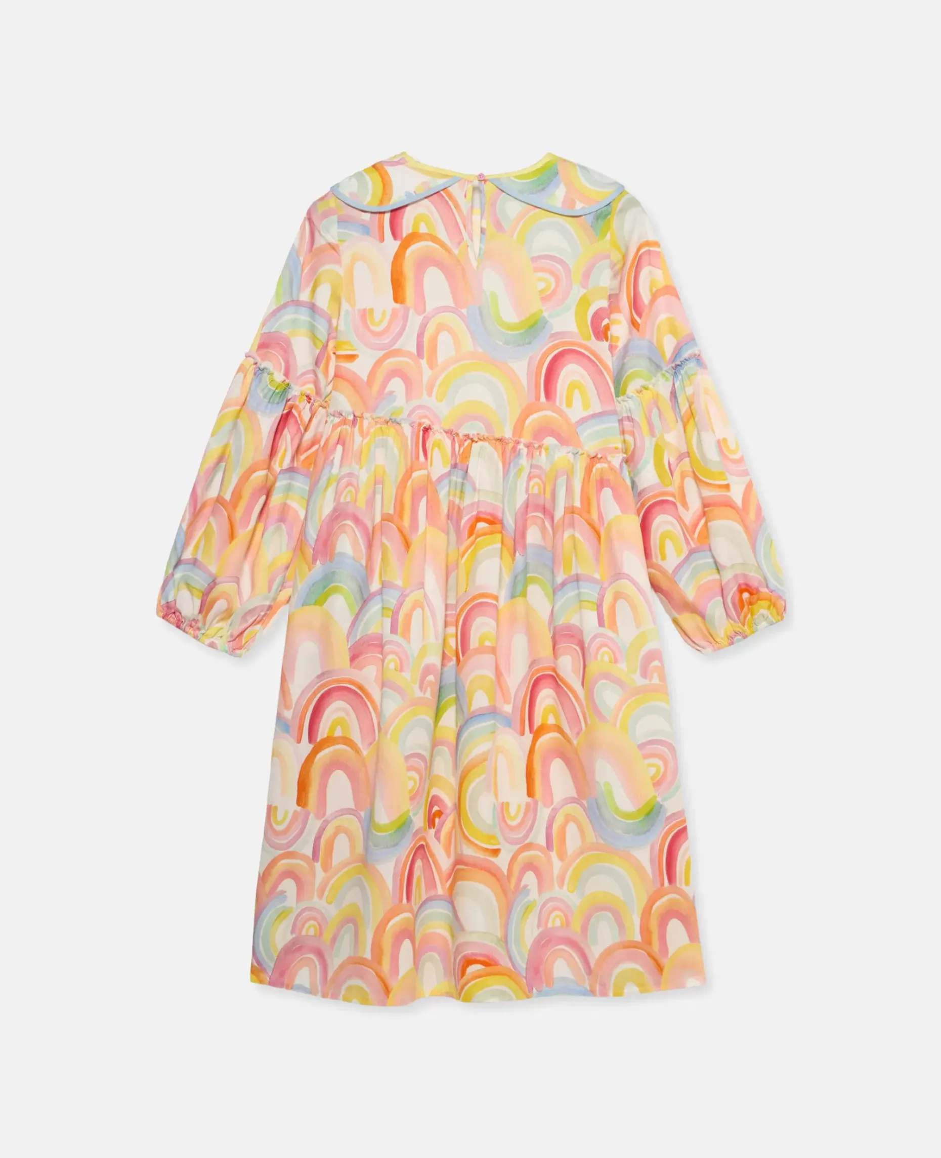Watercolour Rainbow Print Skater Dress