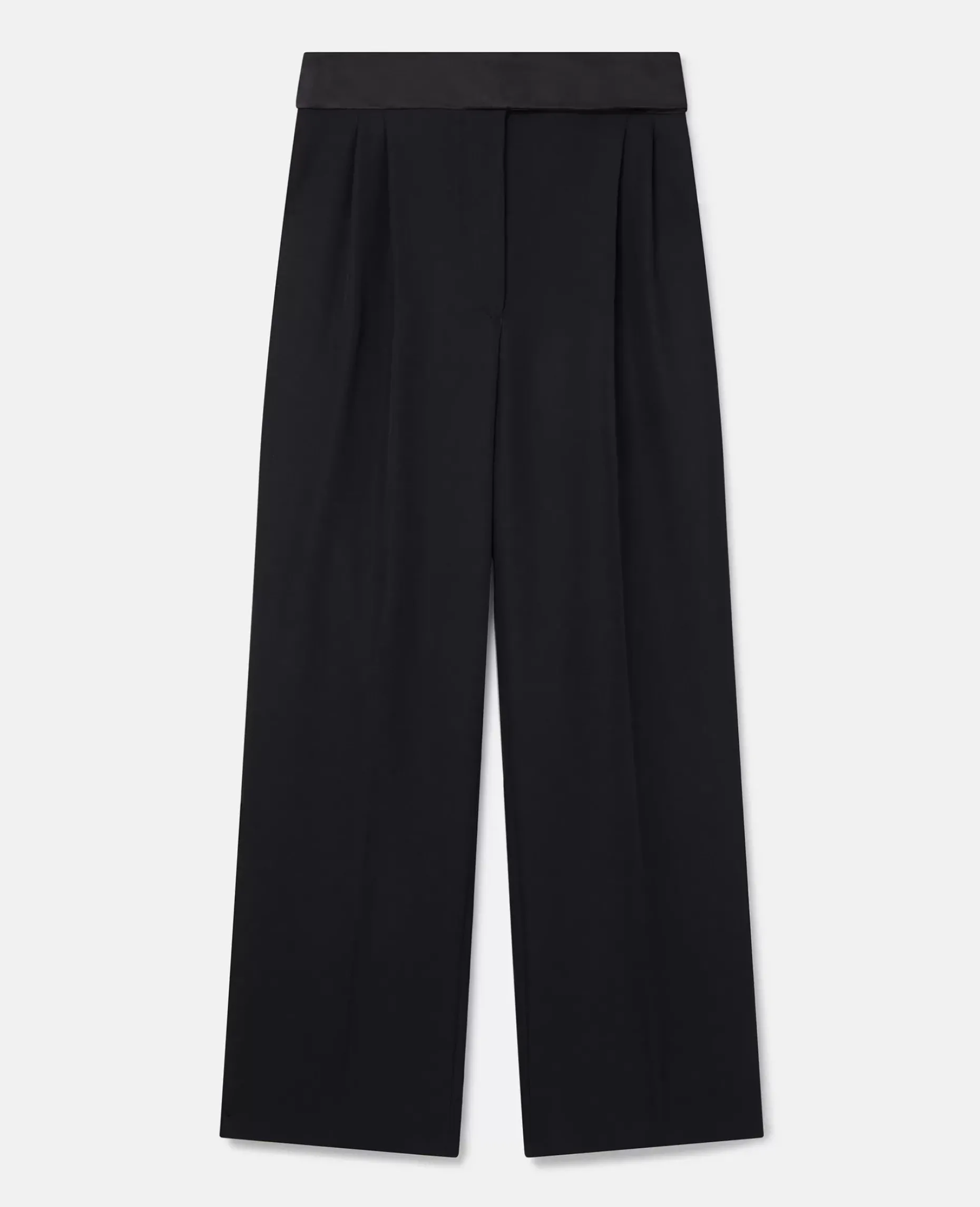 Wide Leg Tuxedo Trousers