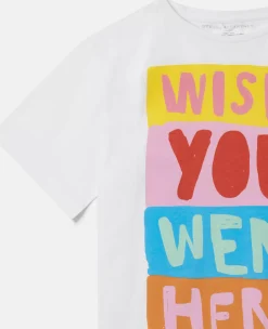 Wish You Were Here Slogan T-Shirt