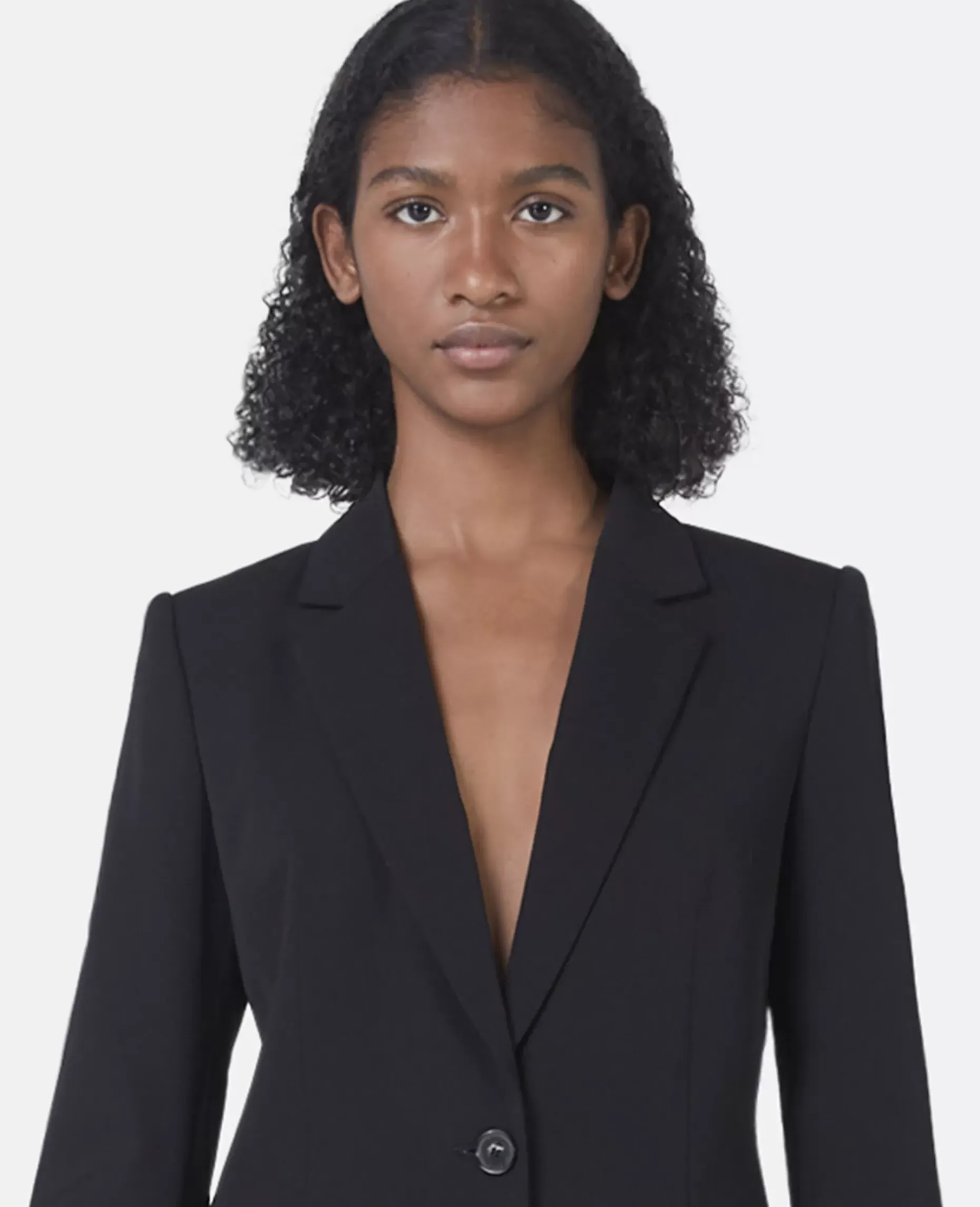Wool Flannel Slim Fit Boyfriend Blazer